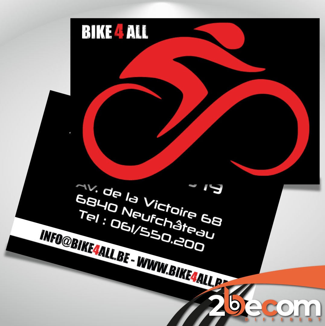Carte de visite — réalisation 2BeCom